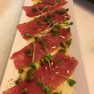 Blue Fin Tuna Carpaccio