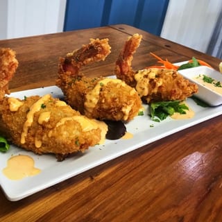 Crab Stuffed Wild Jumbo Prawns
