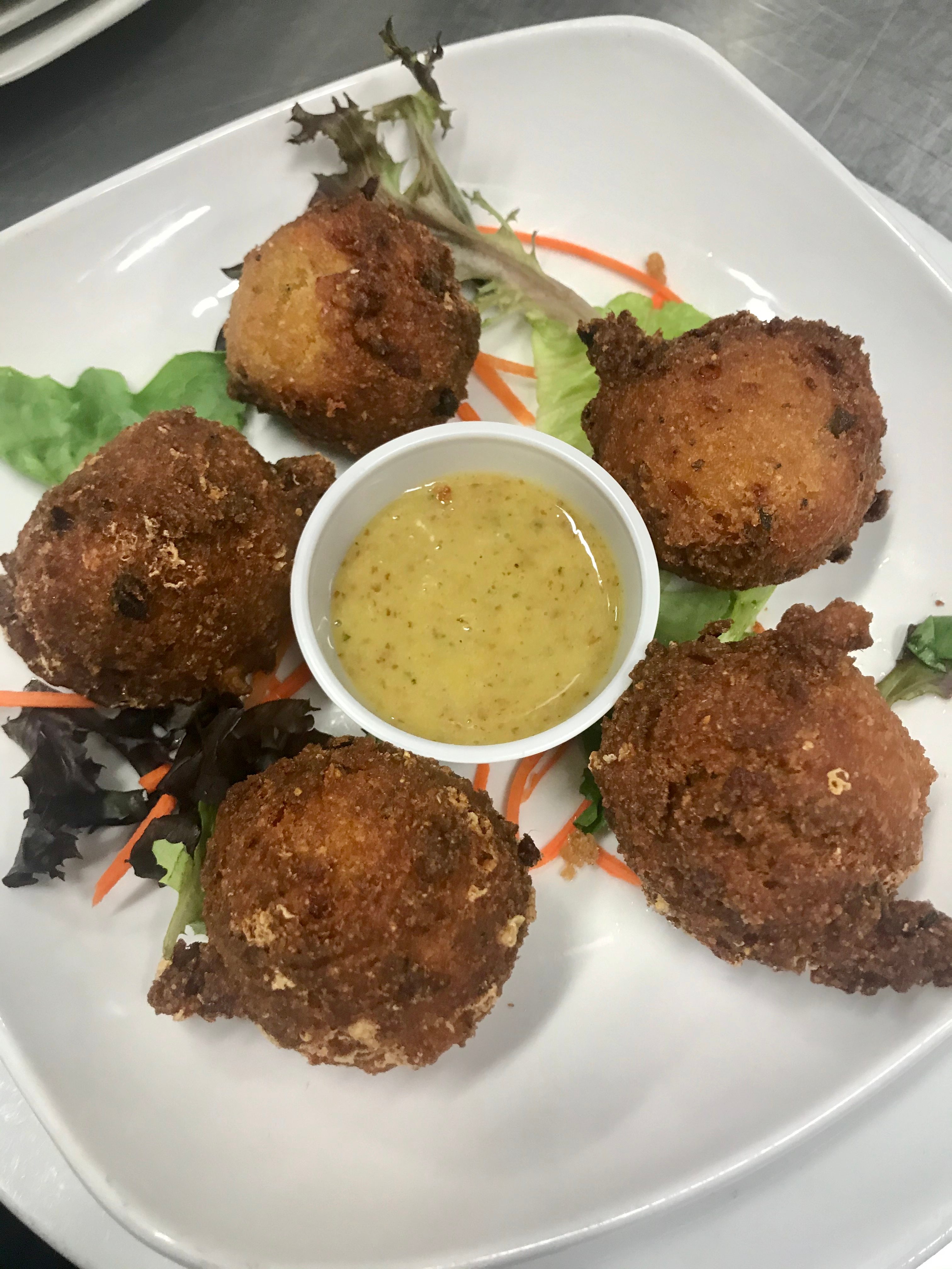 Blue Crab Hush Puppies.