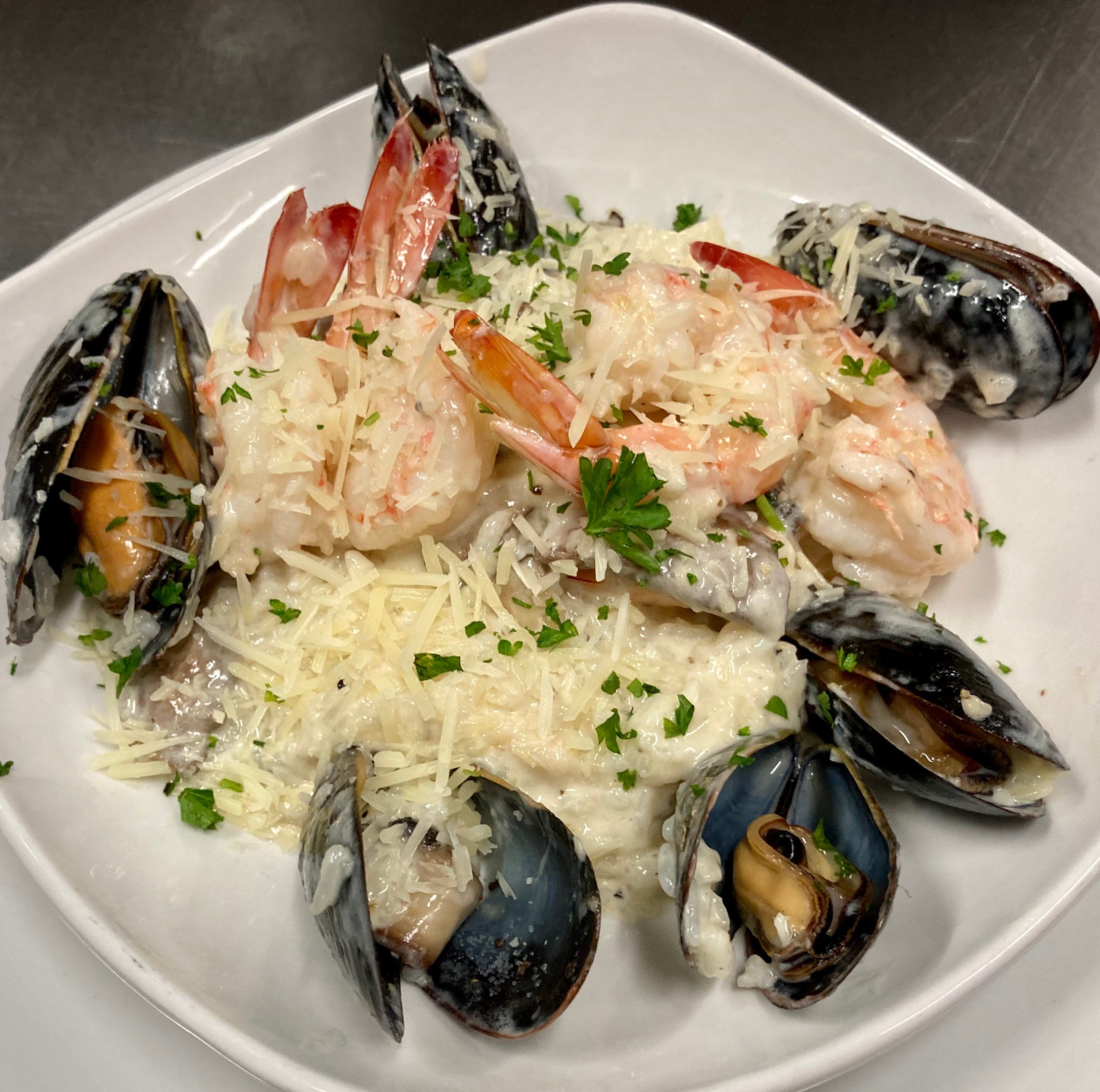 Seafood Rissotto.